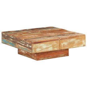 Mesa de centro de madera maciza reciclada 80x80x28 cm en Mesas de centro | Comprar online en Foru.es