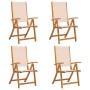 Sillas de jardín plegables 4 uds madera maciza acacia textileno de , Sillas de jardín - Ref: Foro24-3279235, Precio: 302,68 €...