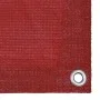 Toldo para balcón HDPE rojo 120x600 cm de vidaXL, Sombrillas - Ref: Foro24-311015, Precio: 26,09 €, Descuento: %