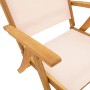 Sillas de jardín plegables 4 uds madera maciza acacia textileno de , Sillas de jardín - Ref: Foro24-3279235, Precio: 302,68 €...