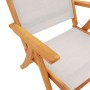 Sillas de jardín plegables 8 uds madera maciza acacia textileno de , Sillas de jardín - Ref: Foro24-3279240, Precio: 598,21 €...