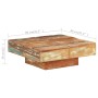 Mesa de centro de madera maciza reciclada 80x80x28 cm en Mesas de centro | Comprar online en Foru.es