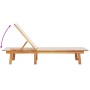 Tumbonas 2 unidades madera maciza de acacia y textileno gris de , Tumbonas - Ref: Foro24-3279249, Precio: 312,26 €, Descuento: %