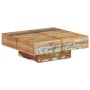Mesa de centro de madera maciza reciclada 80x80x28 cm en Mesas de centro | Comprar online en Foru.es
