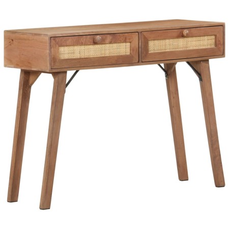 Mesa consola de madera maciza de mango 100x35x76 cm en Mesas auxiliares | Comprar online en Foru.es