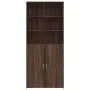Aparador de madera de ingeniería marrón roble 80x42,5x185 cm de , Aparadores - Ref: Foro24-3281384, Precio: 180,27 €, Descuen...