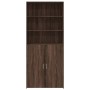 Aparador de madera de ingeniería marrón roble 80x42,5x185 cm de , Aparadores - Ref: Foro24-3281384, Precio: 186,30 €, Descuen...