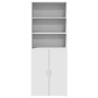 Aparador alto madera de ingeniería blanco 70x42,5x185 cm de , Aparadores - Ref: Foro24-3281371, Precio: 158,90 €, Descuento: %