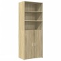Aparador alto madera de ingeniería roble Sonoma 70x42,5x185 cm de , Aparadores - Ref: Foro24-3281373, Precio: 161,73 €, Descu...