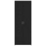 Aparador alto madera de ingeniería negro 80x42,5x185 cm de , Aparadores - Ref: Foro24-3281435, Precio: 217,17 €, Descuento: %