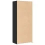Aparador alto madera de ingeniería negro 80x42,5x185 cm de , Aparadores - Ref: Foro24-3281435, Precio: 213,15 €, Descuento: %