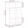 Aparador de madera de ingeniería gris Sonoma 80x42,5x124 cm de , Aparadores - Ref: Foro24-3281390, Precio: 135,79 €, Descuent...