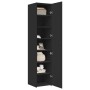 Aparador de madera de ingeniería negro 40x42,5x185 cm de , Aparadores - Ref: Foro24-3281400, Precio: 147,90 €, Descuento: %