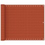 Toldo para balcón HDPE naranja 75x500 cm de vidaXL, Sombrillas - Ref: Foro24-311018, Precio: 14,30 €, Descuento: %