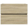 Set de mueble de baño 2 piezas cerámica y madera de ingeniería de , Muebles de baño - Ref: Foro24-3307662, Precio: 196,33 €, ...