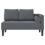 Sofá diván con cojines terciopelo gris oscuro de , Divanes - Ref: Foro24-4007572, Precio: 153,98 €, Descuento: %