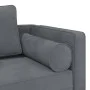 Sofá diván con cojines terciopelo gris oscuro de , Divanes - Ref: Foro24-4007572, Precio: 153,98 €, Descuento: %