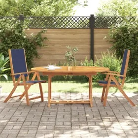 Sillas de jardín plegables 2 uds madera maciza acacia textileno de , Sillas de jardín - Ref: Foro24-4008422, Precio: 151,67 €...