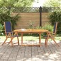 Sillas de jardín plegables 2 uds madera maciza acacia textileno de , Sillas de jardín - Ref: Foro24-4008422, Precio: 154,83 €...