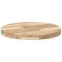 Solid acacia wood round table top Ø50x4 cm by , Table tops - Ref: Foro24-4008689, Price: 49,22 €, Discount: %