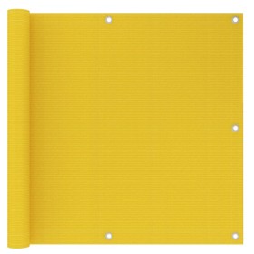 Toldo para balcón HDPE amarillo 90x300 cm de vidaXL, Sombrillas - Ref: Foro24-310996, Precio: 12,09 €, Descuento: %
