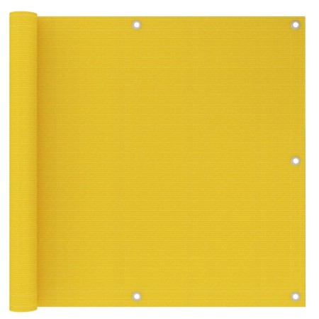 Toldo para balcón HDPE amarillo 90x300 cm de vidaXL, Sombrillas - Ref: Foro24-310996, Precio: 12,09 €, Descuento: %