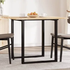 Tablero de mesa cuadrado madera maciza acacia 90x90x2 cm de , Tableros para mesas - Ref: Foro24-4008711, Precio: 93,27 €, Des...