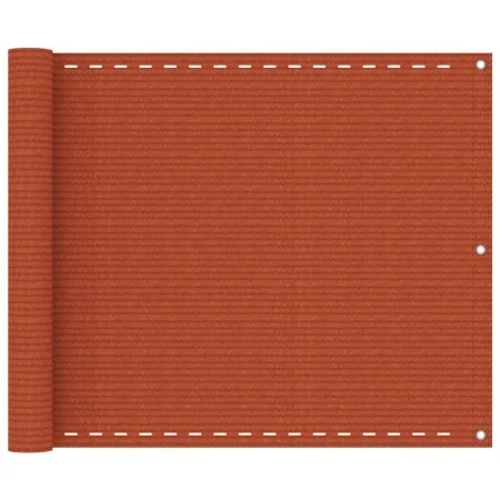 Toldo para balcón HDPE naranja 75x400 cm de vidaXL, Sombrillas - Ref: Foro24-311017, Precio: 18,34 €, Descuento: %