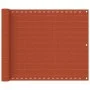 Toldo para balcón HDPE naranja 75x400 cm de vidaXL, Sombrillas - Ref: Foro24-311017, Precio: 18,34 €, Descuento: %