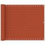 Toldo para balcón HDPE naranja 75x400 cm de vidaXL, Sombrillas - Ref: Foro24-311017, Precio: 18,31 €, Descuento: %