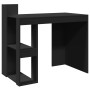 Escritorio de madera de ingeniería negro 103,5x56,5x94 cm de , Escritorios - Ref: Foro24-847976, Precio: 91,16 €, Descuento: %