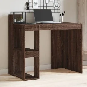 Escritorio madera de ingeniería marrón roble 103,5x56,5x94 cm de , Escritorios - Ref: Foro24-847981, Precio: 84,99 €, Descuen...