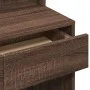 Tocador con espejo color roble marrón 80x41x144,5 cm de , Tocadores para dormitorios - Ref: Foro24-848177, Precio: 96,78 €, D...
