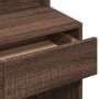 Tocador con espejo color roble marrón 80x41x144,5 cm de , Tocadores para dormitorios - Ref: Foro24-848177, Precio: 98,28 €, D...