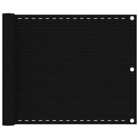 Toldo para balcón HDPE negro 75x500 cm de vidaXL, Sombrillas - Ref: Foro24-311030, Precio: 17,68 €, Descuento: %