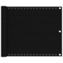 Toldo para balcón HDPE negro 75x500 cm de vidaXL, Sombrillas - Ref: Foro24-311030, Precio: 17,91 €, Descuento: %