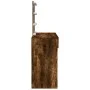 Tocador con luces LED color roble ahumado 100x40x130 cm de , Tocadores para dormitorios - Ref: Foro24-848196, Precio: 116,08 ...