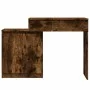 Tocador con luces LED roble ahumado 115x37x110,5 cm de , Tocadores para dormitorios - Ref: Foro24-848231, Precio: 116,75 €, D...