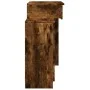 Tocador con luces LED roble ahumado 115x37x110,5 cm de , Tocadores para dormitorios - Ref: Foro24-848231, Precio: 116,75 €, D...