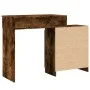 Tocador con luces LED roble ahumado 115x37x110,5 cm de , Tocadores para dormitorios - Ref: Foro24-848231, Precio: 116,75 €, D...