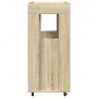 Carrito de bar madera de ingeniería roble Sonoma 60x39,5x89 cm de , Aparadores - Ref: Foro24-848271, Precio: 110,90 €, Descue...