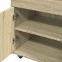 Carrito de bar madera de ingeniería roble Sonoma 60x39,5x89 cm de , Aparadores - Ref: Foro24-848271, Precio: 106,95 €, Descue...