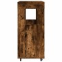 Carrito de bar madera de ingeniería roble ahumado 60x39,5x89 cm de , Aparadores - Ref: Foro24-848273, Precio: 102,97 €, Descu...