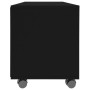 Mueble de TV con ruedas madera contrachapada negro 90x35x35 cm de vidaXL, Muebles TV - Ref: Foro24-800181, Precio: 59,63 €, D...