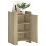 Aparador madera de ingeniería roble Sonoma 45x35x75 cm de , Aparadores - Ref: Foro24-848397, Precio: 62,73 €, Descuento: %
