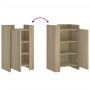 Aparador madera de ingeniería roble Sonoma 45x35x75 cm de , Aparadores - Ref: Foro24-848397, Precio: 62,73 €, Descuento: %