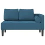 Sofá diván con cojines terciopelo azul de , Divanes - Ref: Foro24-4007570, Precio: 147,97 €, Descuento: %