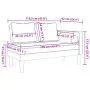 Sofa with blue velvet cushions by , Daybeds - Ref: Foro24-4007570, Price: 147,97 €, Discount: %