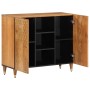 Armario auxiliar madera maciza de mango 90x33x75 cm de , Almacenamiento para CD y DVD - Ref: Foro24-358312, Precio: 184,21 €,...