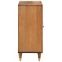 Armario auxiliar madera maciza de mango 90x33x75 cm de , Almacenamiento para CD y DVD - Ref: Foro24-358312, Precio: 184,21 €,...